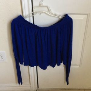 Off the shoulder flowy top